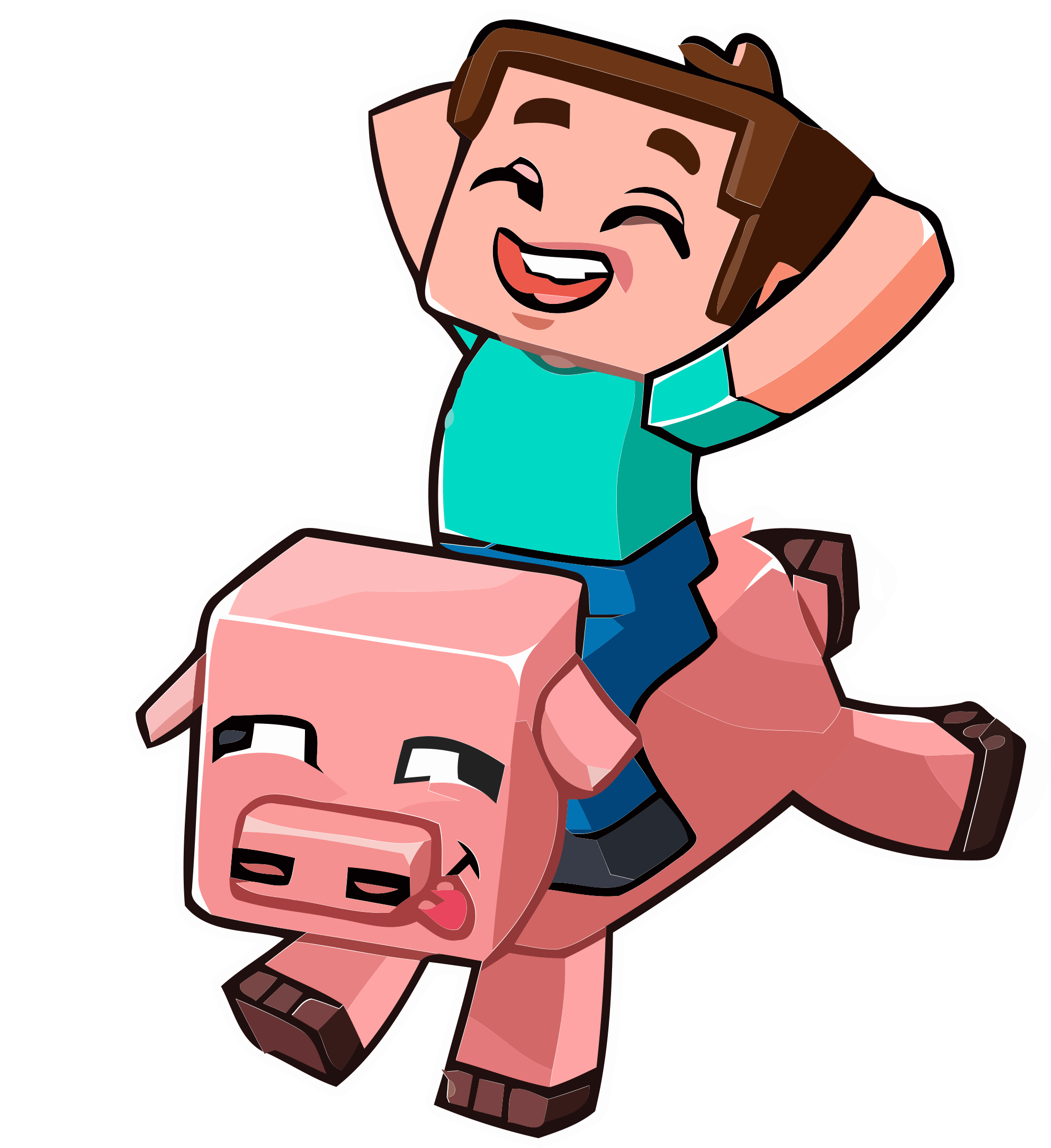 Minecraft P2 7 Outline Icon Svg Set Free Vectors